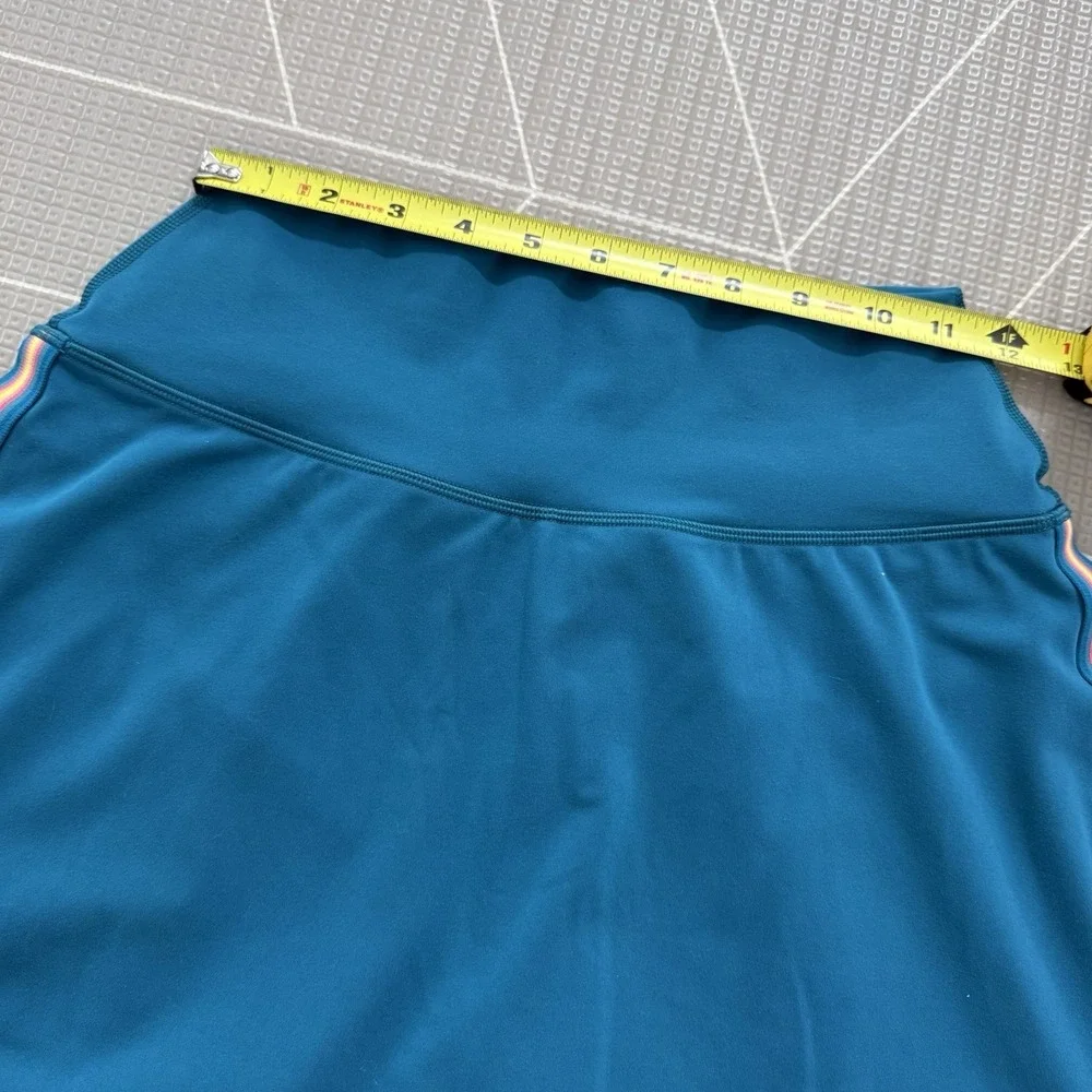 Spiritual Gangster Nyla Active Skirt With Taping M Dark‎ Turquoise Golf Tennis